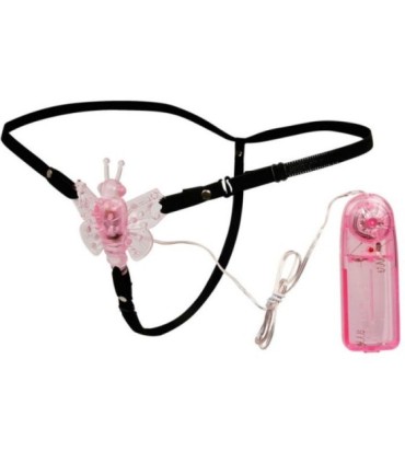 BAILE - ARNÉS CON MARIPOSA VIBRADORA MULTIVELOCIDAD