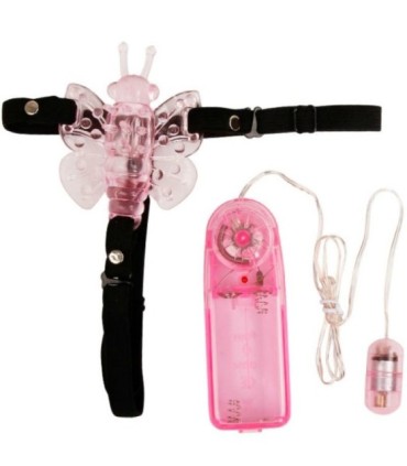 BAILE - ARNÉS CON MARIPOSA VIBRADORA MULTIVELOCIDAD