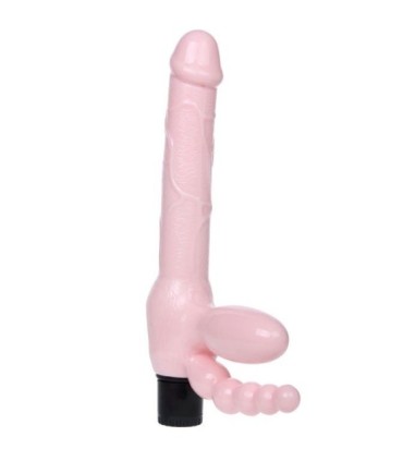BAILE - ARNÉS SIN CUERDA TPR CON VIBRACIÓN Y ESTIMULACION ANAL 25.4 CM