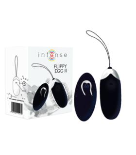 INTENSE - FLIPPY II HUEVO RECARGABLE REMOTO NEGRO