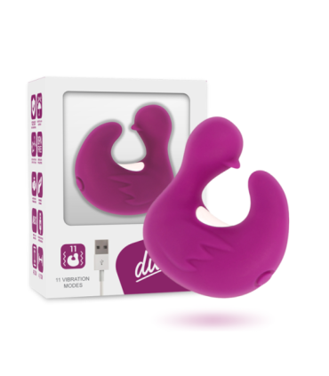 COVERME - DEDAL PATO ESTIMULADOR DE SILICONA RECARGABLE  DUCKYMANIA