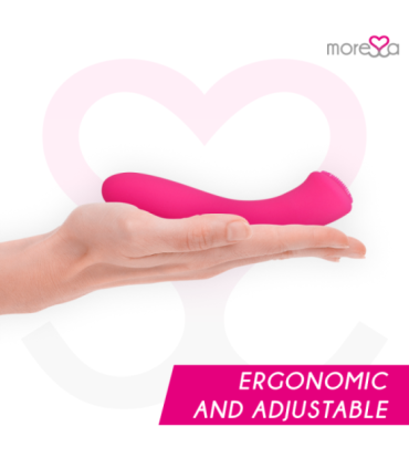 MORESSA - CELSO MASAJEADOR DUO PUNTO G Y SUERO PELVICO PREMIUM SILICONE RECARGABLE