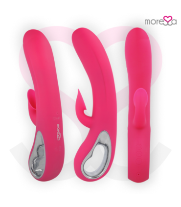 MORESSA - DUSTIN ONDAS ESTIMULADORAS CLITORIAL Y POTENTE VIBRACIÓN PREMIUM SILICONE RECARGABLE