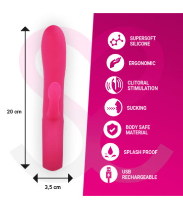 MORESSA - DUSTIN ONDAS ESTIMULADORAS CLITORIAL Y POTENTE VIBRACIÓN PREMIUM SILICONE RECARGABLE