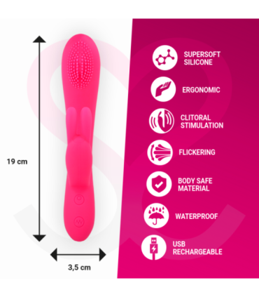 MORESSA - GINO TICKLING VAGINAL PREMIUM SILICONE RECARGABLE