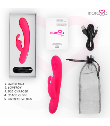 MORESSA - GINO TICKLING VAGINAL PREMIUM SILICONE RECARGABLE