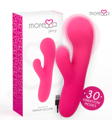 MORESSA - JERRY CLIP VIBRADOR PUNTO G Y CLITORIS PREMIUM SILICONE RECARGABLE