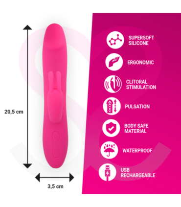 MORESSA - MOLLY IMPULSOR UP&DOWN Y POTENTE VIBRACIÓN PREMIUM SILICONE RECARGABLE