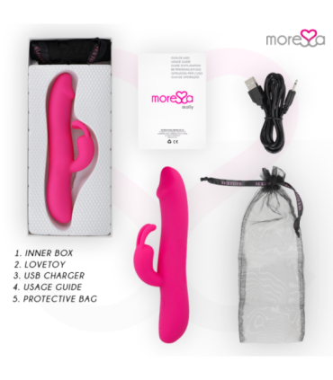 MORESSA - MOLLY IMPULSOR UP&DOWN Y POTENTE VIBRACIÓN PREMIUM SILICONE RECARGABLE