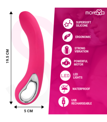 MORESSA - NELSON MASAJEADOR PUNTO G PREMIUM SILICONE RECARGABLE