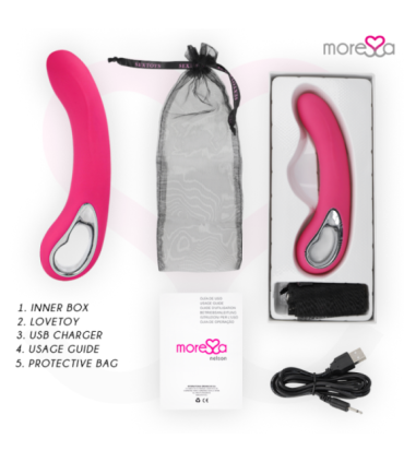 MORESSA - NELSON MASAJEADOR PUNTO G PREMIUM SILICONE RECARGABLE