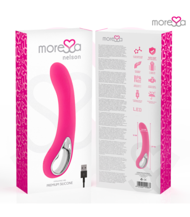 MORESSA - NELSON MASAJEADOR PUNTO G PREMIUM SILICONE RECARGABLE