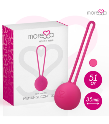 MORESSA - OSIAN ONE ENTRENAMIENTO SUELO PELVICO 51gr PREMIUM SILICONA ROSA