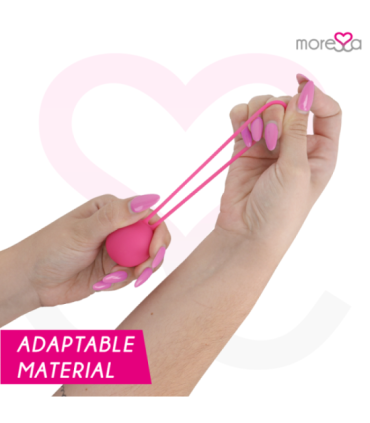MORESSA - OSIAN ONE ENTRENAMIENTO SUELO PELVICO 51gr PREMIUM SILICONA ROSA