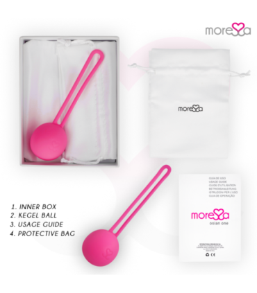 MORESSA - OSIAN ONE ENTRENAMIENTO SUELO PELVICO 51gr PREMIUM SILICONA ROSA