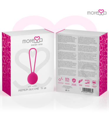 MORESSA - OSIAN ONE ENTRENAMIENTO SUELO PELVICO 51gr PREMIUM SILICONA ROSA