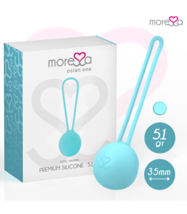 MORESSA - OSIAN ONE ENTRENAMIENTO SUELO PELVICO 51gr PREMIUM SILICONA TURQUESA