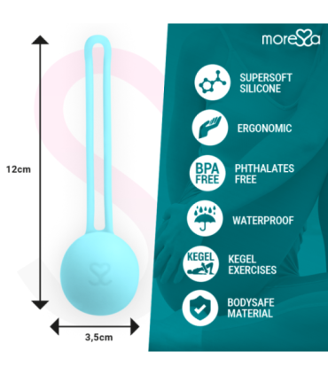 MORESSA - OSIAN ONE ENTRENAMIENTO SUELO PELVICO 51gr PREMIUM SILICONA TURQUESA