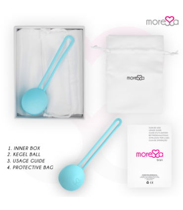 MORESSA - OSIAN ONE ENTRENAMIENTO SUELO PELVICO 51gr PREMIUM SILICONA TURQUESA