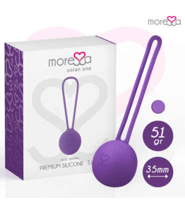 MORESSA - OSIAN ONE ENTRENAMIENTO SUELO PELVICO 51gr PREMIUM SILICONA LILA