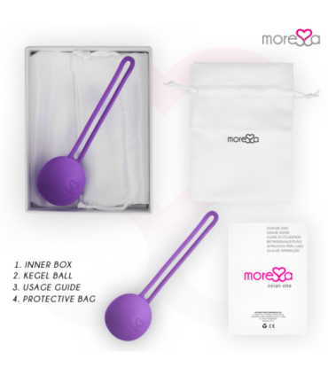 MORESSA - OSIAN ONE ENTRENAMIENTO SUELO PELVICO 51gr PREMIUM SILICONA LILA