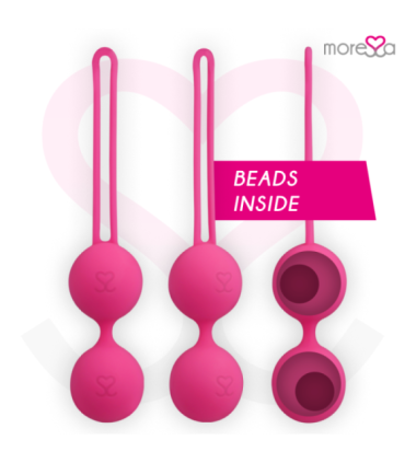 MORESSA - OSIAN TWO ENTRENAMIENTO SUELO PELVICO 101gr PREMIUM SILICONA ROSA