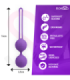 MORESSA - OSIAN TWO ENTRENAMIENTO SUELO PELVICO 101gr PREMIUM SILICONA LILA