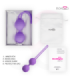 MORESSA - OSIAN TWO ENTRENAMIENTO SUELO PELVICO 101gr PREMIUM SILICONA LILA