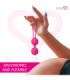 MORESSA - OSIAN THREE ENTRENAMIENTO SUELO PELVICO 85 gr PREMIUM SILICONA ROSA