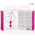MORESSA - OSIAN THREE ENTRENAMIENTO SUELO PELVICO 85 gr PREMIUM SILICONA ROSA