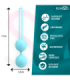 MORESSA - OSIAN THREE ENTRENAMIENTO SUELO PELVICO 85 gr PREMIUM SILICONA TURQUESA