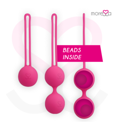 MORESSA - OSIAN SET PREMIUM SILICONA ROSA (Osian One - 51 g | Osian Two - 101 g | Osian Three 85 g)