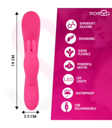 MORESSA - TELMO TICKLING CLITORIAL PREMIUM SILICONE RECARGABLE