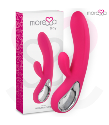 MORESSA - TROY MASAJEADOR PUNTO G Y CLITORIS PREMIUM SILICONE RECARGABLE