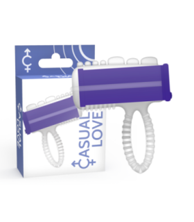 CASUAL LOVE - RING VIBRADOR LENGUA LILA