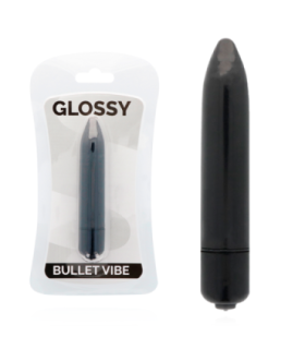 GLOSSY - THIN VIBRADOR NEGRO
