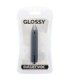 GLOSSY - THIN VIBRADOR NEGRO