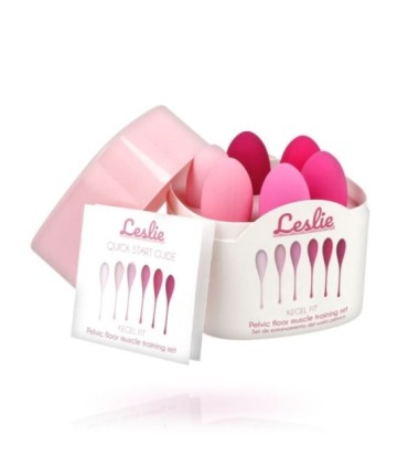 LESLIE - KEGEL FIT ENTREGADOR SUELO PELVICO 6 PESOS