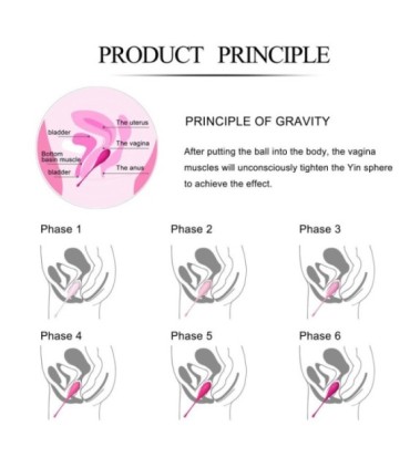 LESLIE - KEGEL FIT ENTREGADOR SUELO PELVICO 6 PESOS