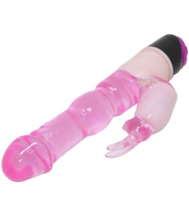BAILE - WAVES OF PLEASURE FANTASY VIBRADOR CON RABBIT 23 CM