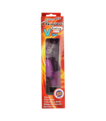 BAILE - WAVES OF PLEASURE FANTASY VIBRADOR CON RABBIT LILA 23 CM
