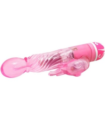 BAILE - VIBRADOR MULTIVELOCIDAD CON ESTIMULADOR ROSA
