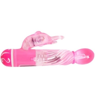 BAILE - VIBRADOR MULTIVELOCIDAD CON ESTIMULADOR ROSA