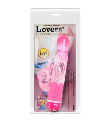 BAILE - VIBRADOR MULTIVELOCIDAD CON ESTIMULADOR ROSA