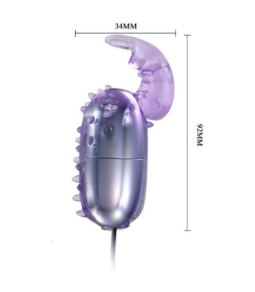 BAILE - SUPER VIBRATOR HUEVO VIBRADOR CON ESTIMULADOR