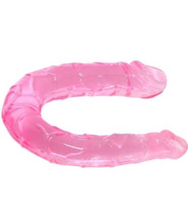 BAILE - DOUBLE DONG DILDO DOBLE ROSA