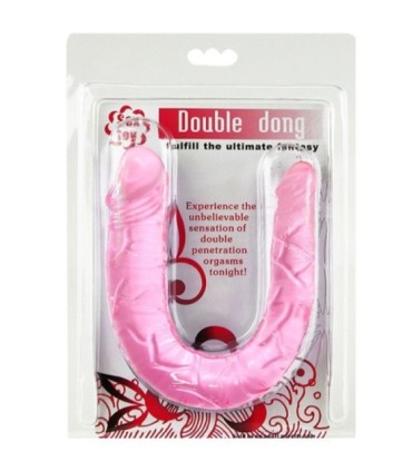 BAILE - DOUBLE DONG DILDO DOBLE ROSA