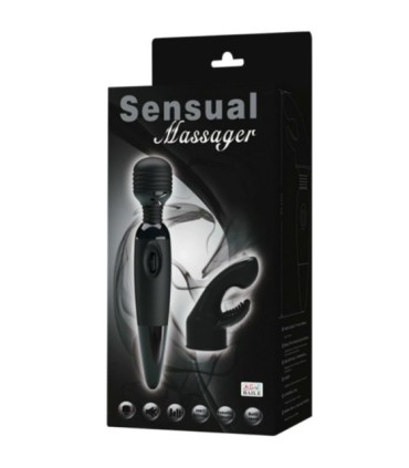 BAILE - SENSUAL MASAJEADOR CON CABEZAL INTERCAMBIABLE