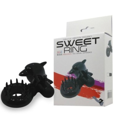 BAILE - SWEET RING ANILLO CON ESTIMULADOR CLITORIS DELFIN