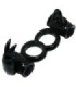 BAILE - SWEET RING ANILLO DOBLE CON RABBIT DOBLE